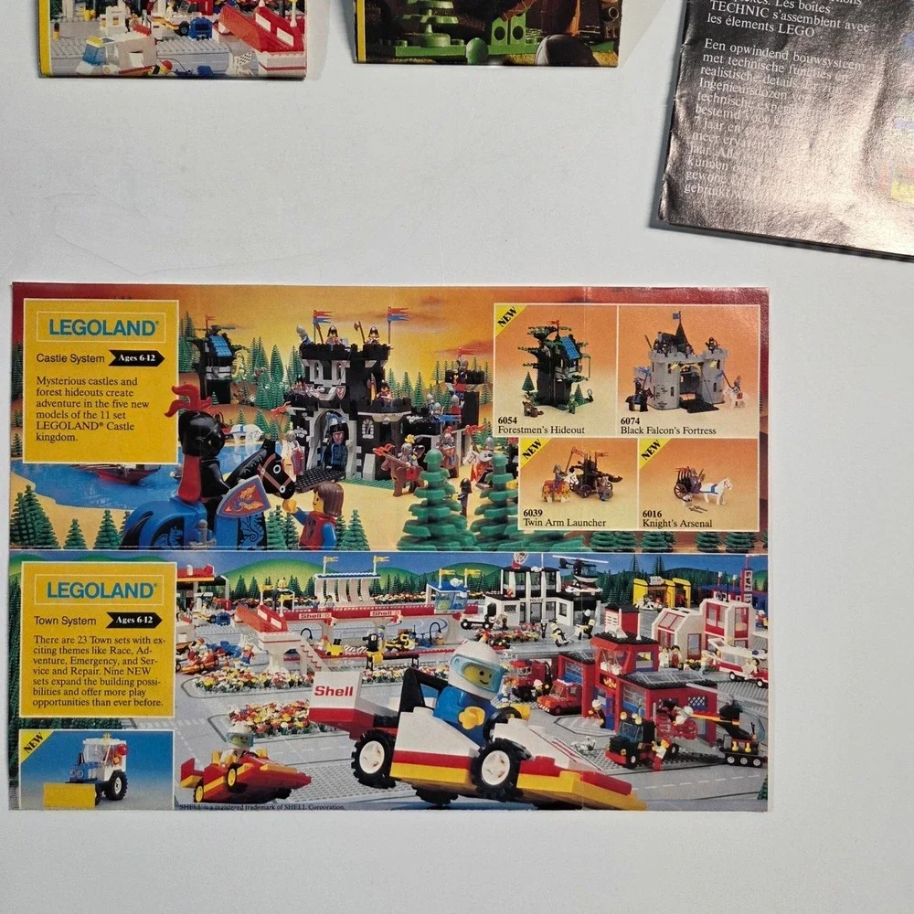 LEGO Vintage Catalog Lot Kids Multicolor Legoland Castle Space Technic 80s 90s